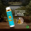Kerabrasil Argan Oil Hydrating Conditioner 300ml - Vitamin E & Essential Fatty Acids Enriched, Keratin-Infused for Strength, Silky Smooth Hair Care, Detangles & Nourishes