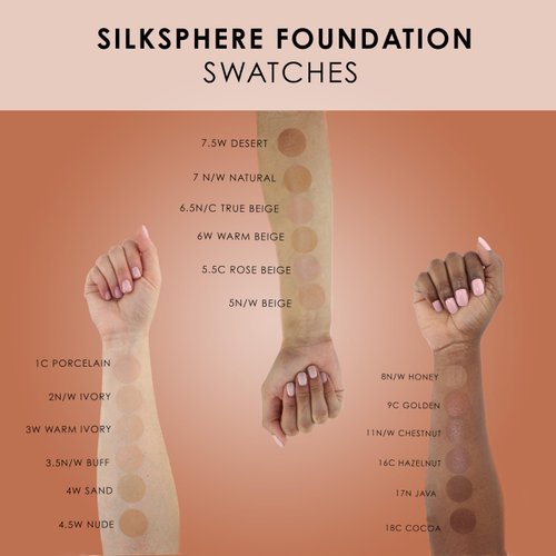 TEMPTU SilkSphere Airbrush Foundation: Long-Lasting Liquid Makeup, Medium to Full Coverage | 4-In-1 Formula Foundation, Primer, Concealer & Corrector | Luminous, Dewy Finish | Fair/Light,0.25 FL OZ. (Pack of 6)