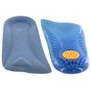 Honeycomb Gel Half Insole for Women - 1/2 inch Taller Height Increase Heel Lift Cushion Insert - Leg Discrepancy Balancer