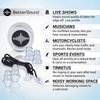 Musician Ear Plugs by BetterSound | High Fidelity Noise Cancelling Ear Plugs for Drummers Concerts dj Motorcycle Helmet | Tinnitus Protection Reduction Filter