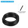 PATIKIL 2.5mm Bonsai Training Wire, Floral Wire Stems Anodized Aluminum Tree Wire 32.8 Feet Total for Gardening Branch Fixing, Black