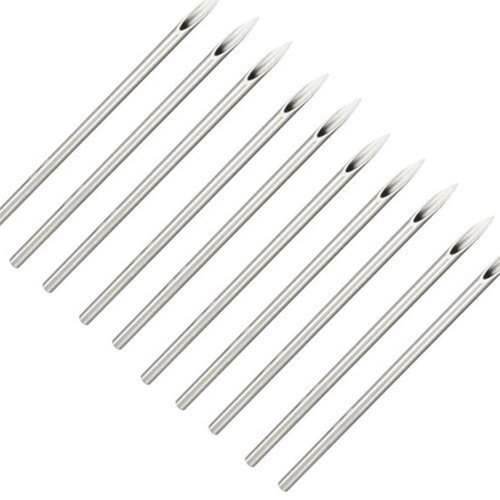 50 Sterilized Body Piercing Needles in 13 Gauge