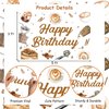 Coffee Birthday Decorations, Coffee Party Supplies with Balloons Banner Cake Topper Cupcake Toppers Backdrop, Coffee Bar Theme Happy Birthday Celebration Party Decors