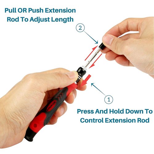 WIREHARD 62 in 1 Precision Screwdriver Set Computer Repair Tool Kit with Extra Magnetic Specialty Steel Multi Bit