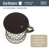 Boston Warehouse Coffee Mug Kup Keeper, Storage Basket,20 pods