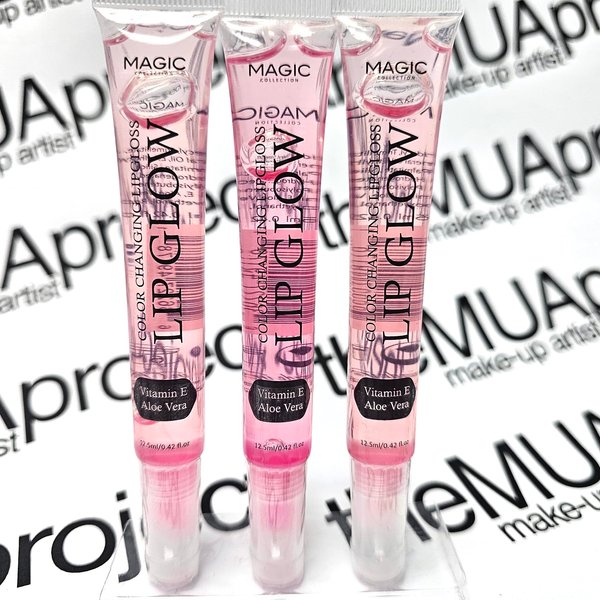 3 Pack Bundle of Color Changing Lip Glow Gloss for healthy and ultra glossy lips. Helps enhance and bring out your natural lip color. Make your lips pop!