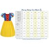 Dressy Daisy Toddler Little Girls Cotton Princess Dress Up Clothes with Accessories Halloween Birthday Party Everyday Outfit Size 5-7, Yellow