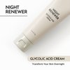 MAELOVE Night Renewer, Glycolic Acid Cream, Anti-Aging, Unscented AHA Exfoliating Night Cream, Gentle for Sensitive Skin, Researched & Manufactured in USA, Gluten-Free, 2.0 fl oz