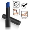 MEICOLY Blue Eye Black Stick,Royal Blue Eyeblack Face Body Paint Eye Paint,Professional Halloween Blue Matte Lipstick SFX Makeup,Cream Sporting Face Paint for Baseball /Softball /Football /Lacrosse