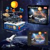 Sitodier Rotatable Solar System Building Toy, 758pcs Space Exploration Building Blocks Set for Kids 6+ Years Old, Educational Toy Gifts for Boys Girls Ages 8 9 10 11 12 13