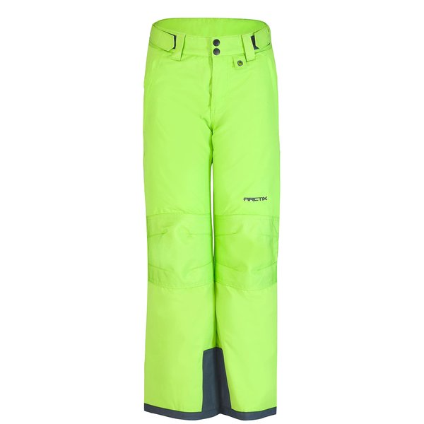 Arctix Kids Snow Pants with Reinforced Knees and Seat, Lime Green, Medium