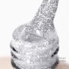 VERONNI Silver Reflective Glitter Gel Nail Polish Explosion Bungee Soak Off UV Nail Gel Shiny Sparkling Broken Diamond Disco Gel Nail Art For Daily Halloween Birthday Party (01)