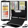 First Lifesaver Nursing Clipboard 3 Layers Aluminum Foldable Nurse Clipboard with Strong ClipFor Nurses, Nursing Students and Doctors (Black)