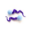 Dezi Roo Interactive Cat Toy Wiggly Pong Ball 2 Pack