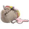 GUND Pusheen The Cat Pusheenicorn Retractable Key Holder, Unicorn Plush Keychain for Ages 8 and Up, 3”