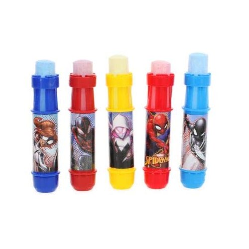 Spiderman Character Themed Jumbo Sidewalk Chalk with Holder (5 Pcs) Outdoor Chalk for Kids, (Includes ST days of Summer Activity Pad) Driveway Chalk for Kids, Washable (Spiderman)