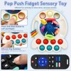 AiTuiTui Sensory Montessori Baby Teething Toys, Silicone Remote Control Teether Toddler Travel Toys for 3 6 9 18 Months, Educational Learning Toys for Infant Newborn Boy Girl Birthday Gifts
