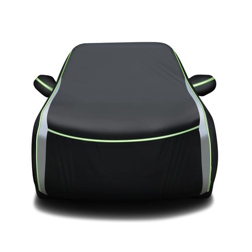 Cartist Full Car Cover Fits for Dodge Charger 2006-2023 2024 Accessories All Weather Car Covers Outdoor for Charger Waterproof Anti UV with Zipper & Reflective Safety Strips