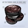 XMONDO Color Dark Brown Color Depositing Mask & Semi-Permanent Hair Dye Super Gloss | Infused with Bond Boosters for Nourishment, Revitalize & Repair, Vegan Formula, 8 Fl Oz 1-Pack