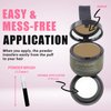ZENTANMEI Root Touch Up Hairline Powder for Women & Men, Gray Hair Cover Up, Hairline Shadow Powder Waterproof & Windproof, 0.14 oz Root Cover Up Powder for Thinning Hair (Medium Blonde)