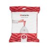 Brabantia PerfectFit Trash Bags (Size J/5.3-6.6 Gal) Thick Plastic Trash Can Liners with Drawstring Handles (40 Bags)
