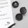 Fingerprint Ink Pad (Pack of 2) - Thumbprint Ink Pad for Notary Supplies Identification Security ID Fingerprint Cards Law Enforcement Fingerprint kit Black Ink pad Stamp pad huella dactilar