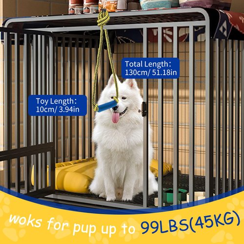 ChengFu Interactive Dog Toys, Crate Training Aids for Puppies, Puppy Teething Toys,Peanut Butter Dog Food Treat Dispenser Toys