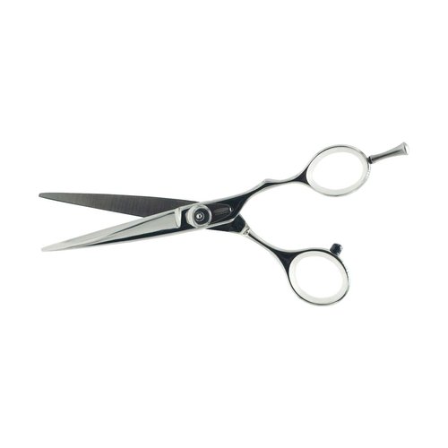 Cricket Logo Gold Series Pro 5.75” Hair Cutting Shear Professional Stylist Barber Haircutting Scissors, Stainless Steel, Convex Edge, Includes a Hair Dryer Gift
