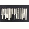 White/Black salon professional barber carbon comb heat-resistant anti-static hair comb set of 8 hairdressers preferred (13PC-White)