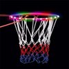 Led Lights Basketball Hoop,Remote Control Basketball Rim LED Light,Super Led light with 16 Colors , Waterproof,Super Bright to Play at Night Outdoors ,Good Gift for Kids Training and playing at night