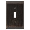 Franklin Brass 126408 Stately Single Toggle Switch Wall Plate / Switch Plate / Cover, Venetian Bronze
