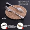 Dinner Forks,Set of 16 Top Food Grade Stainless Steel Silverware Forks,Table Forks,Flatware Forks,8 Inches,Mirror Finish & Dishwasher Safe,Use for Home,Kitchen or Restaurant