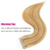 Clip in Hair Extensions Real Human Hair for Women Thick Remy Human Hair Extensions Brazilian Straight Human Hair Clip ins Mixed Balayage Ash Blonde to Bleach Blonde Color 7pcs 20Inch 120g/set