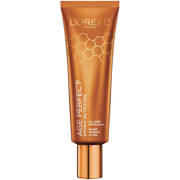 L'Oreal Paris Skincare Age Perfect Hydra-Nutrition All-Over Balm with Manuka Honey Extract and Nurturing Oils, to Soothe and Rescue Dry Skin, Paraben Free, 1.7 oz.