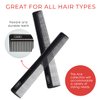 GOODY ACE ACE All Purpose Hair Comb - 7 Inch, Black - Great for All Hair Types - Fine Comb Teeth for Thin to Medium Hair,61286, 1 Count (Pack of 1)