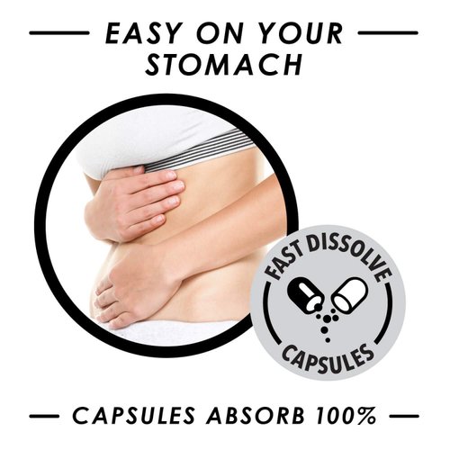 Sport Formula Daily Keto Superfood Multivitamin BCAA Amino Acid Powder Capsules for Men and Women. Won't Upset Your Stomach: Natural Vitamin B Energy Complex: Anti Aging Immune System Support