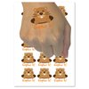Peeking Gopher Go For It Temporary Tattoo Water Resistant Fake Body Art Set Collection - 54 1" Tattoos (1 Sheet)
