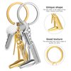 Key Chains for Car Keys, 20 Pcs Cute Keychain Charms Hair Stylist Hair Salon Accessories Hairdresser Hair Keychain Rings for Hair Dryer
