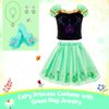 Meland Princess Dress Up - Dress Up Clothes for Girls with Princess Toys, Christmas Birthday Gift for Girls Age 3-8 Year Old (3 Princess with Shoes)