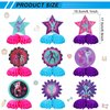 9 Pieces Gymnastics Party Decoration Gymnastics Party Centerpiece Gymnastics Birthday Honeycomb Centerpiece Table Topper for Birthday Baby Shower Gender Reveal Party Supplies