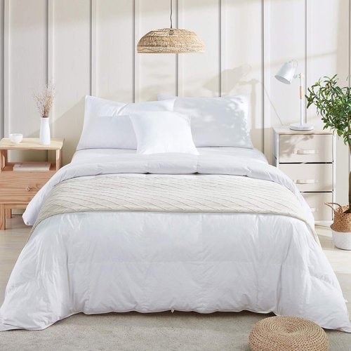 BOURINA Throw Blanket Textured Solid Soft Sofa Throw Bed Runner Couch Cover Knitted Decorative Blanket Bed Runner, 50 x90 Inches Beige