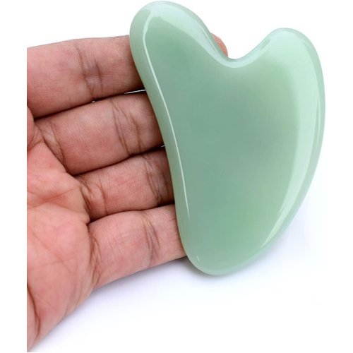 Guasha Stone Heart-Shaped Body Massage Synthetic Face Massage Scraper Gua Sha Facial Tools Board for Unisex Guasha Stone,Facial Skin Care Sets and Kits
