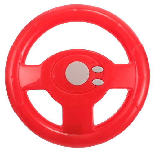 ibasenice Steering Wheel Toy Cars Car Accessories Playground Game Wheel Swing Seat Wheel Backyard Play Wheel Swing Disc Swing Accessory Children Vehicle Plastic Red Handle Stroller