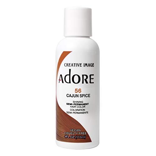 Adore Semi Permanent Hair Color - Vegan and Cruelty-Free Hair Dye - 4 Fl Oz - 056 Cajun Spice (Pack of 2)