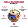SuperChewy Tough Flying Disc Toy Strong Natural Rubber | Great Dog Fetch Toy | Rubber Disc Toy for Dogs | Ultra Durable Chew Toy for Aggressive Chewers