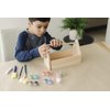 MindWare Make Your Own Tool Box - Craft Kit Includes Wood, Glue, Paint and Brushes – Craft Project for Kids 5 and Up
