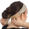 Wig Grip Headbands for Women,Adjustable Comfort Head Hair Band for Keeps Wig Secured,Prevents Headaches & Hair Loss (Beige)