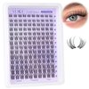 Lash Clusters Natural Lash Extensions Invisible Band Waterproof 8-16mm Cluster Eyelash Extensions Wispy Eyelash Clusters Individual Lashes Cluster Lashes by ALICE