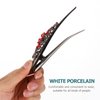 Minkissy 2pcs Decorative Alligator Hair Clips, Rhinestone Duckbill Hair Clips Metal Alligator Sectioning Clips for Women