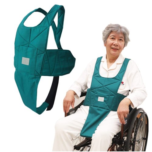 Wheelchair Seat Belt Anti-Fall Safety Belt Medical Restraints Straps Non-Slip Harness Adjustable Secure Buckle for Elderly Disable Hospital Patient